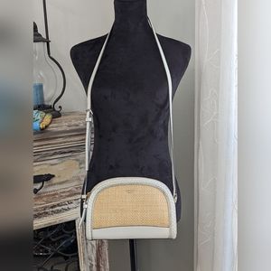 NWOT Kate Spade Straw Dome Crossbody